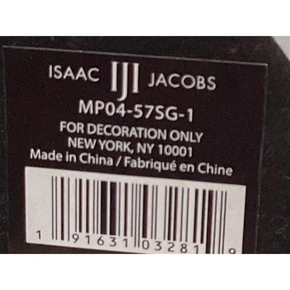 Isaac Jacobs Modern Style Silver Colored Basic Stylish Glass Picture Frame